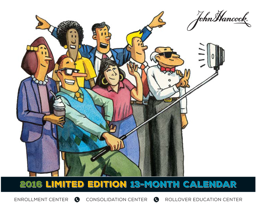 John Hancock 2016 Roland Calendar Cover