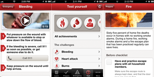 american red cross first aid app