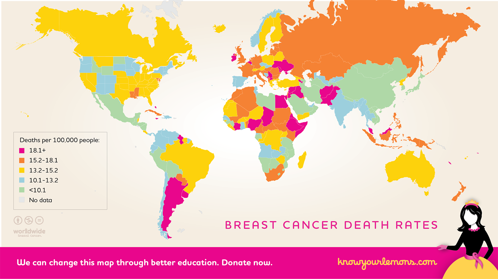 Breast cancer death rates