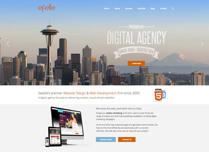 efelle creative website