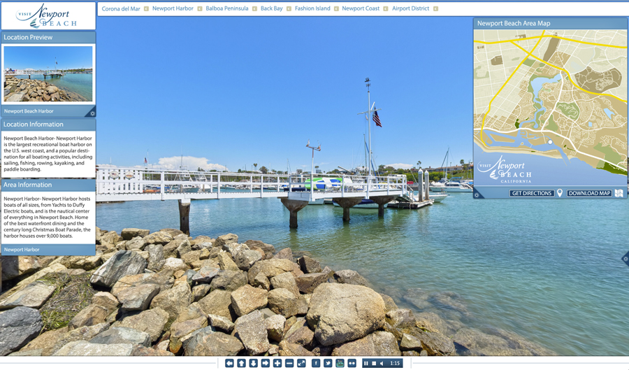 Visit Newport Beach Interactive